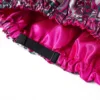 Wholesale Women Large Double Layer Satin Elastic Band Sleep Bonnet Ankara Head Wrap Cap Print Lady Head Cover Turban 6