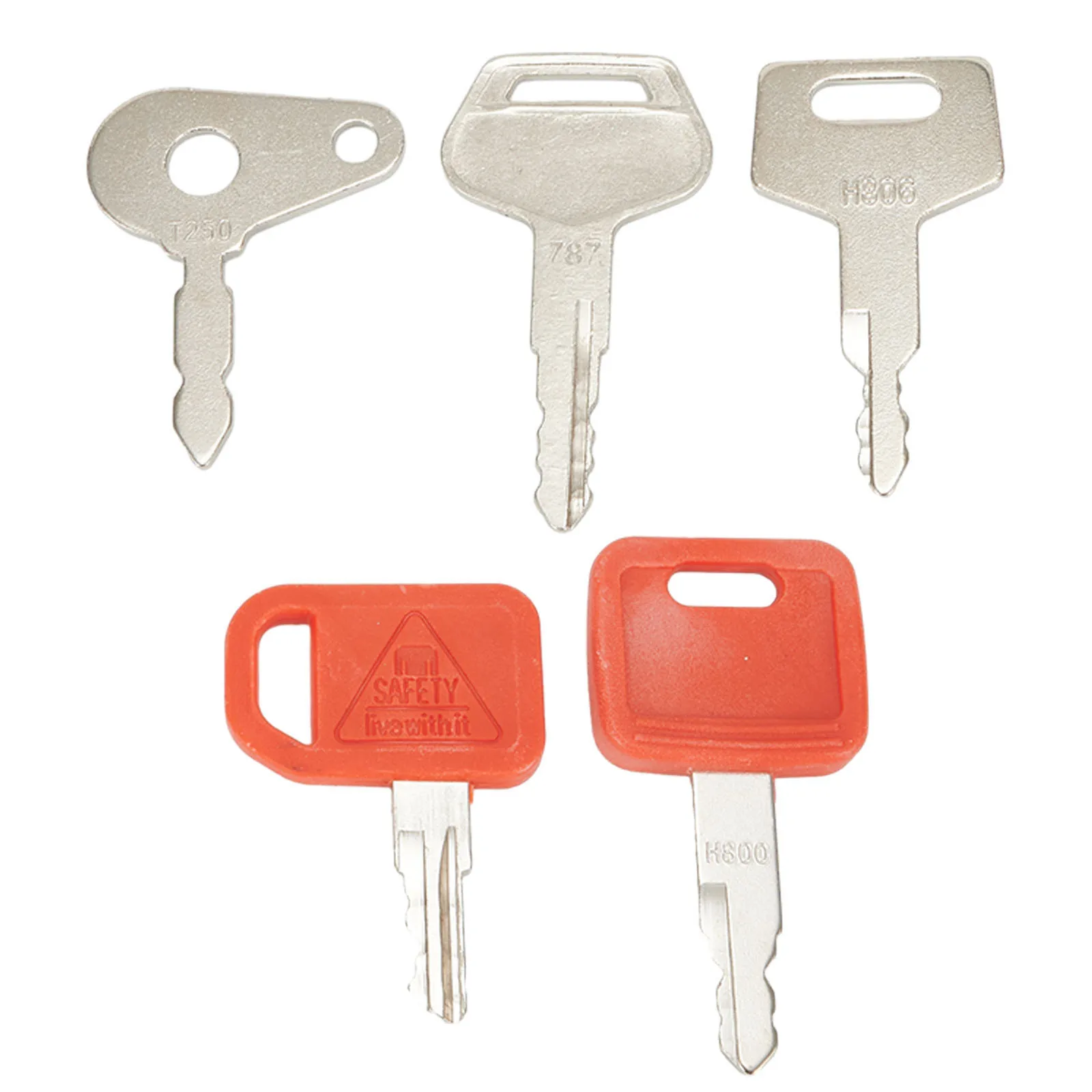 

10Pcs Key Machinery Master Key Set For Agricultural And Heavy Plant Machinery Universal Ignition Switch Spare Keys
