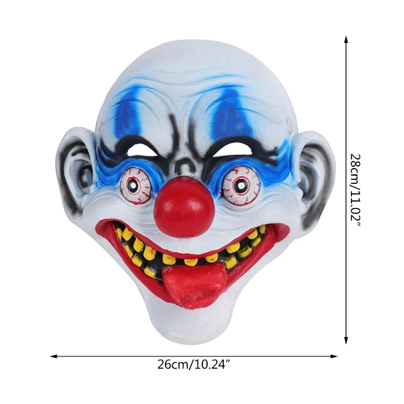 634C Halloween Mask Cosplay Scary Clown Mask Funny Jokers Mask for Adult Kids Gifts