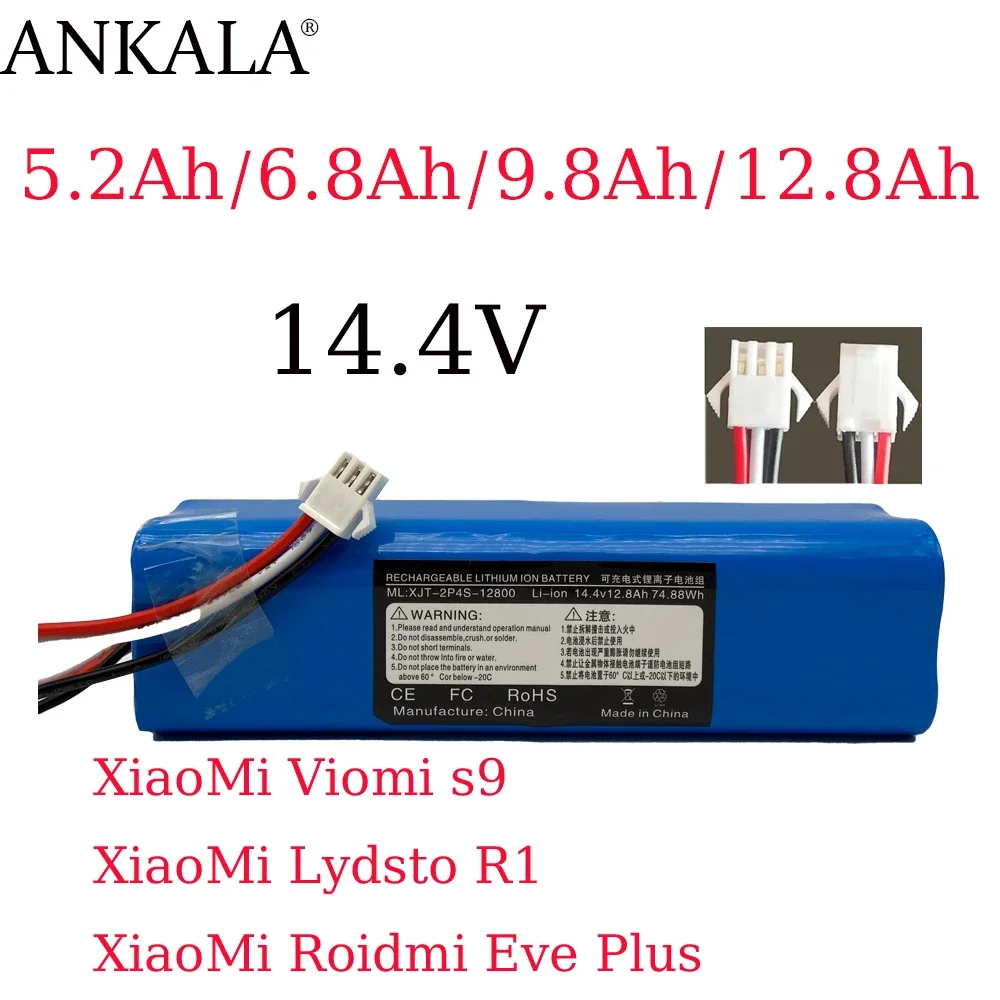 Rechargeable Lithium Battery For Roidmi Eve Plus Original Accessories Lithium Battery Rechargeable Battery Pack is Suitable For Repair and Replacement