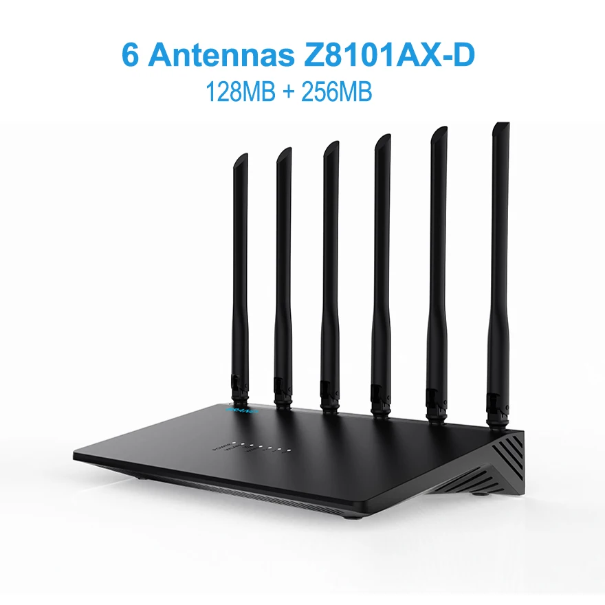 Openwrt Roteador com Antena Wifi 3000mbps 5ghz 2.4ghz 128mb Flash 256mb Ram 128mb Gigabit Rj45 Mi-mimo 4t4r