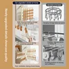 2/3/4 Layers Folding Hanger Anti Slip Wall Mounted Clothes Storage Hanger Space Saving Cloth Hook Doll Clips for Household 3