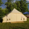 Large Spacious Outdoor Waterproof Cotton Canvas 4 Season Camping Tent for 10 Persons 1