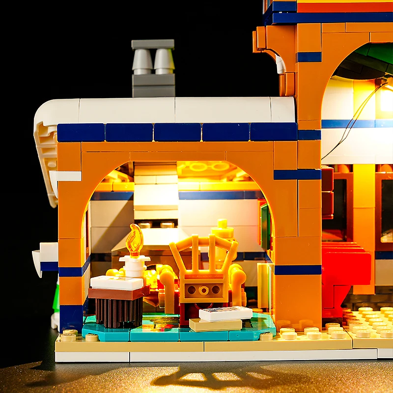 DIY LED Light Kit For LEGO 10339 Santa's Post Office   (Only LED Light,Without Blocks Model) 6