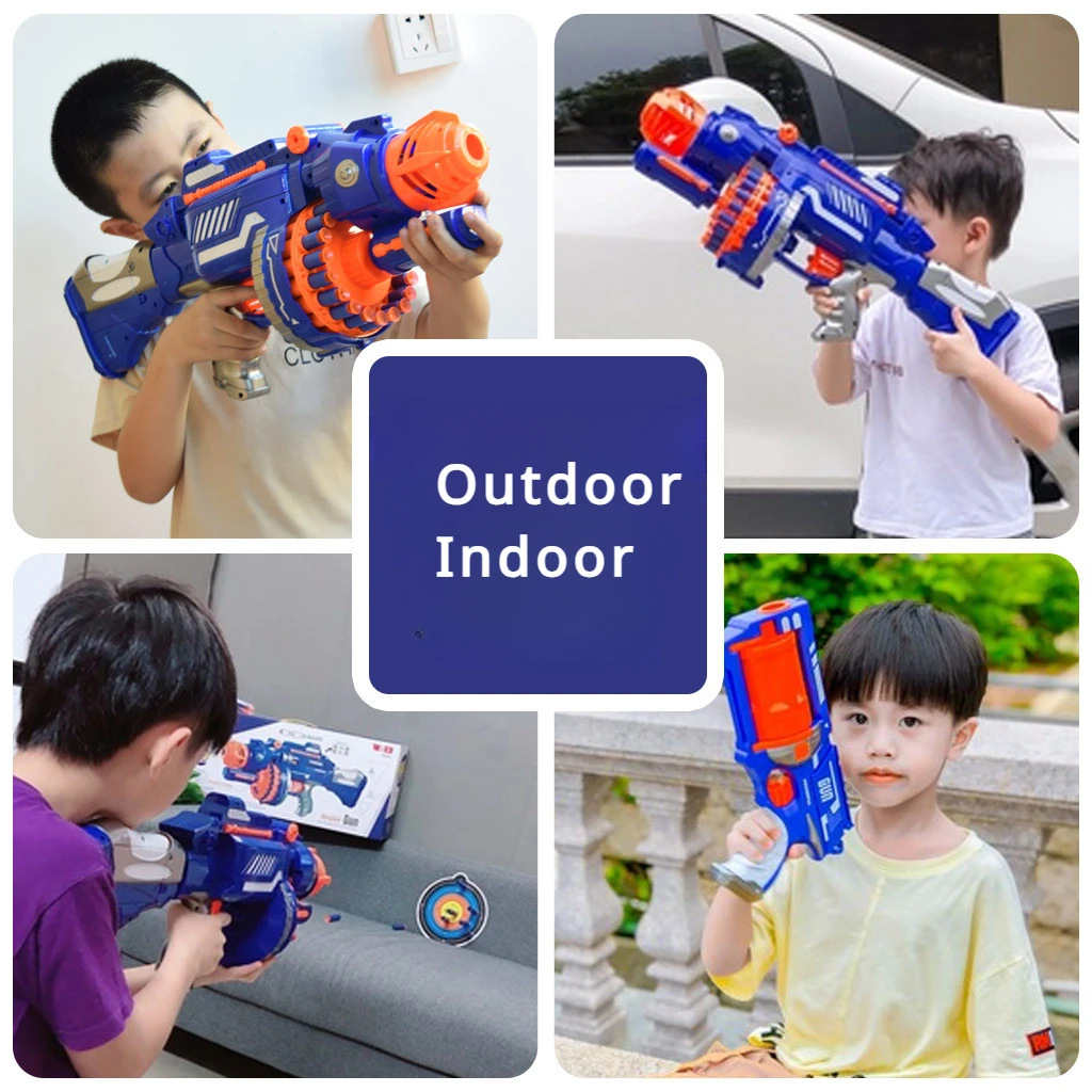 Kids Soft Bullets Guns Toy For Boy Adult Manual Foam Bullet Pistol EVA Foam Darts Gun Toys Weapon Children Outdoor Shooting Game 6