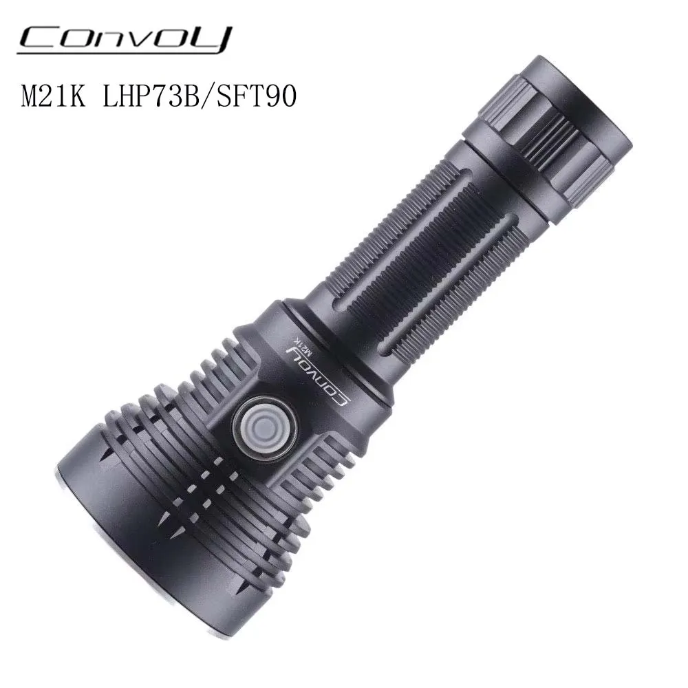 Convoy M21K 21700 8000lm Flashlight Powerful Torch Light LHP73B/SFT90 LED Flashlights