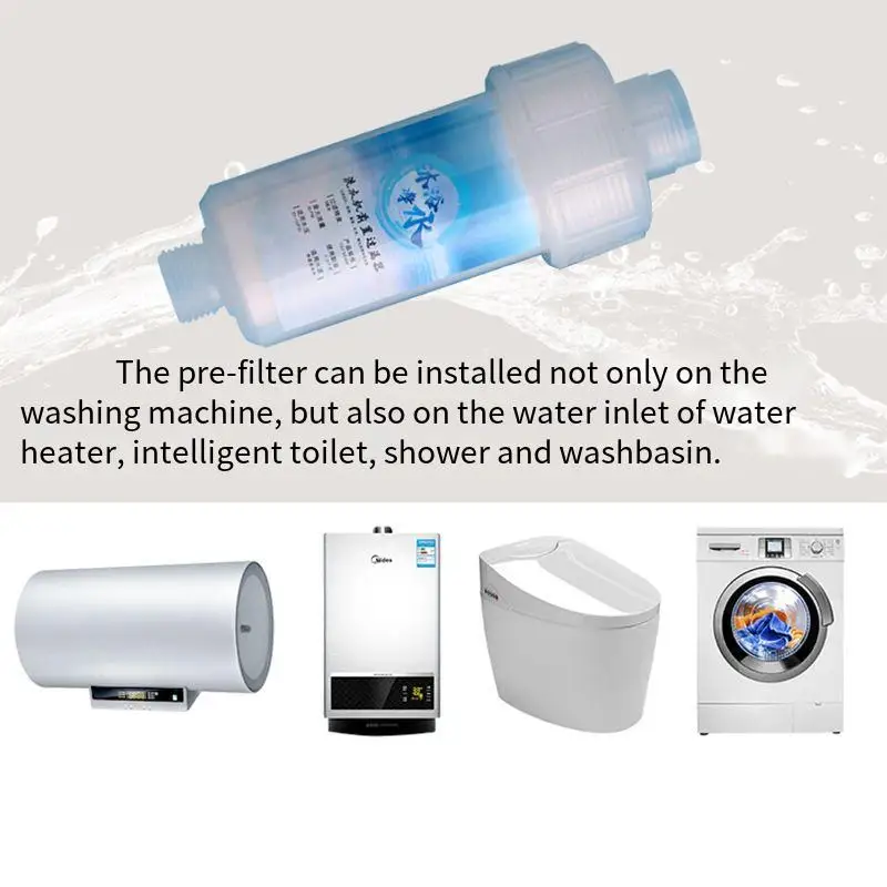 

Tap water pre-water purifier washing machine water heater faucet smart toilet cover sink transparent filter PP