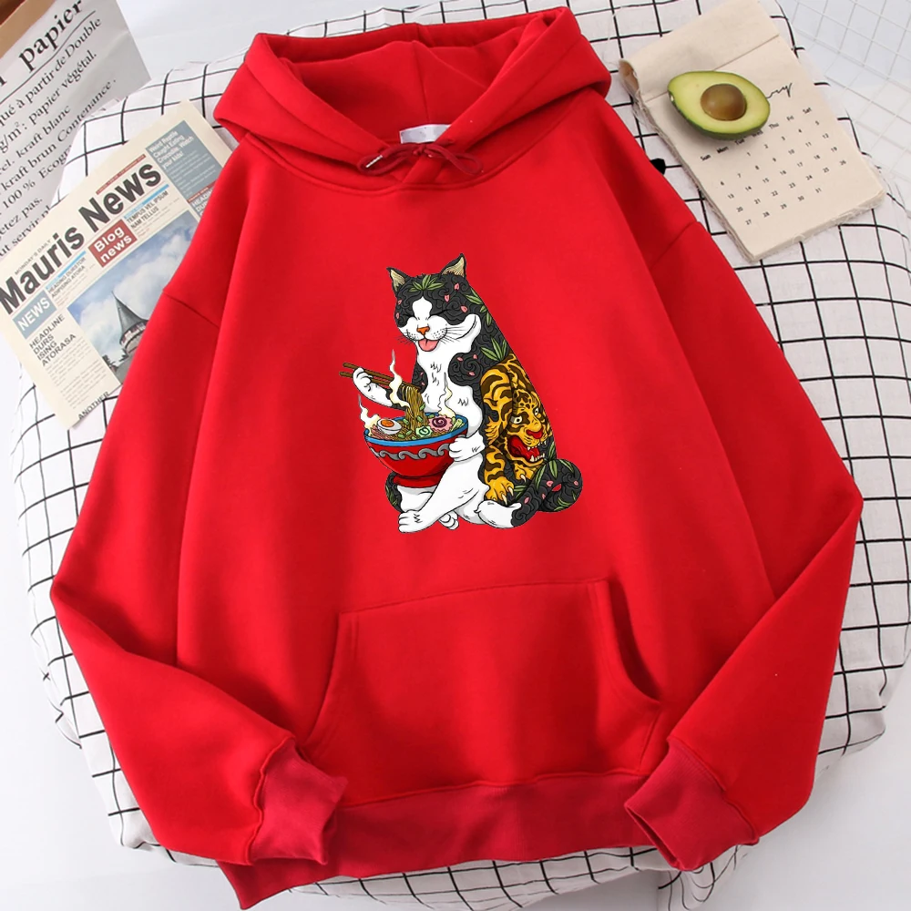 Unique Japanese Streetwear Cat Sweatshirt for Cat Lovers | Meowgicians Blue / XL