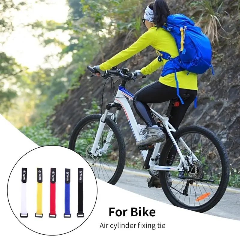 5Pcs Road Bike Handlebar Strap Bicycle Handlebar Fixed Tape Fishing Rod Tie Holder Strap Suspenders Fastener Hook Loop Ties