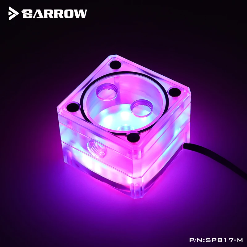 Carrinho Modificado Caixa da Bomba Integrada Placa Acrílica de Alta Transmitância Mini Tanque Micro Itx Rgb Kit de Expansão de Bomba de Água