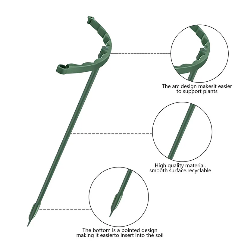 Plastic Plant Support Frame – Semicircle Bracket (2/4PCS) 4