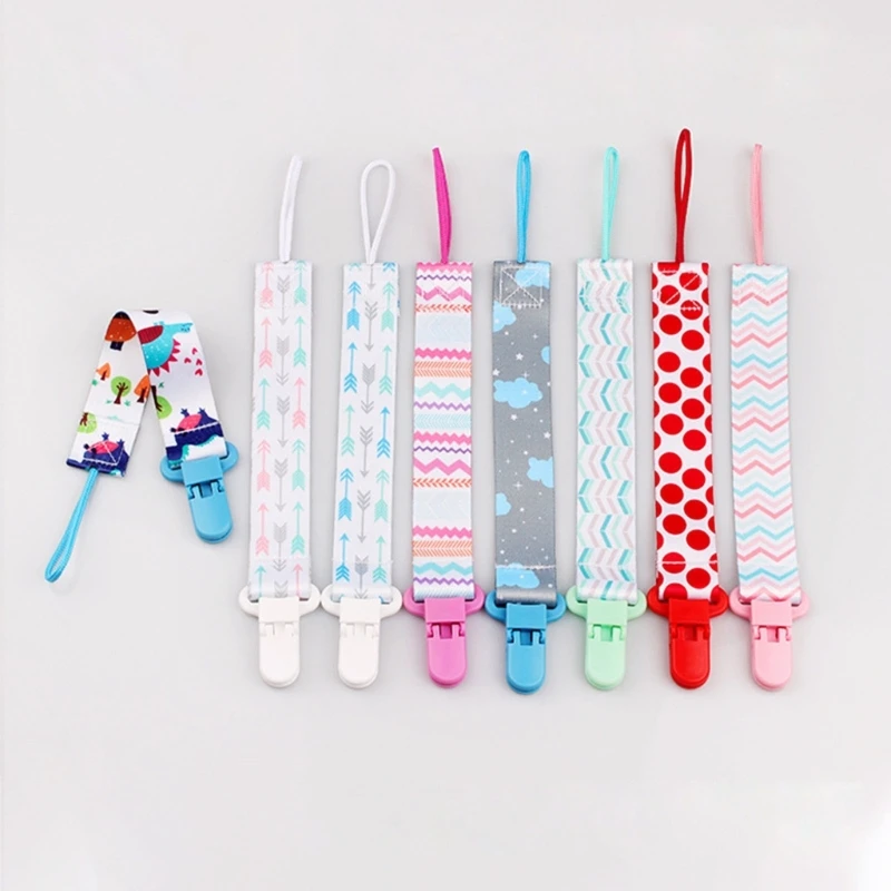 Catena Porta Succhietto In Legno E Cotone: Clip Per Passeggino, Massaggiagengive E Giocattolo Da Dentizione