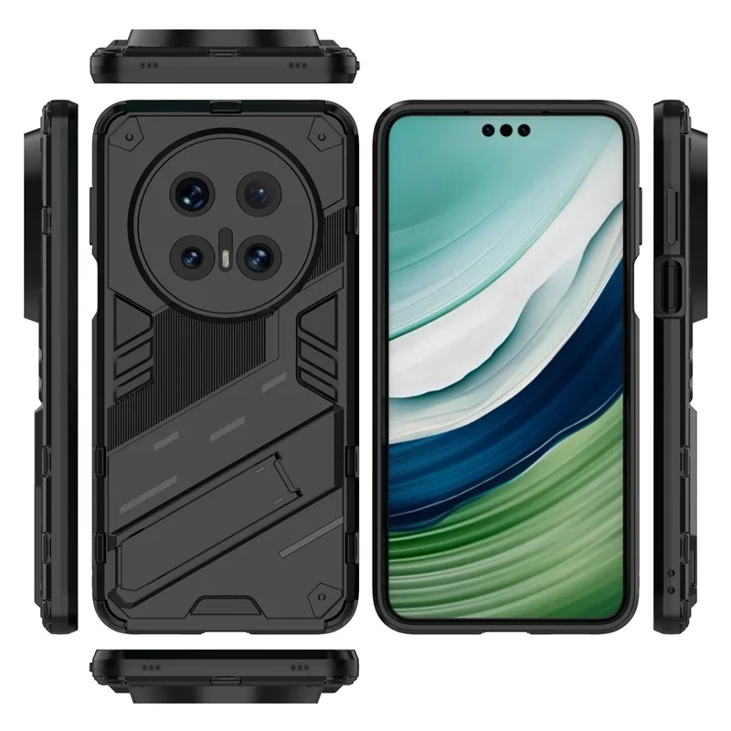 Magnetic Armor Shockproof Phone Case with Kickstand and Back Cover Coque s