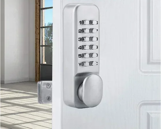 Waterproof Exterior Lock Gate opener Digital Door lock code/password Mechanical Deabolt Keyless Outdoor Garden/Home Wooden Door