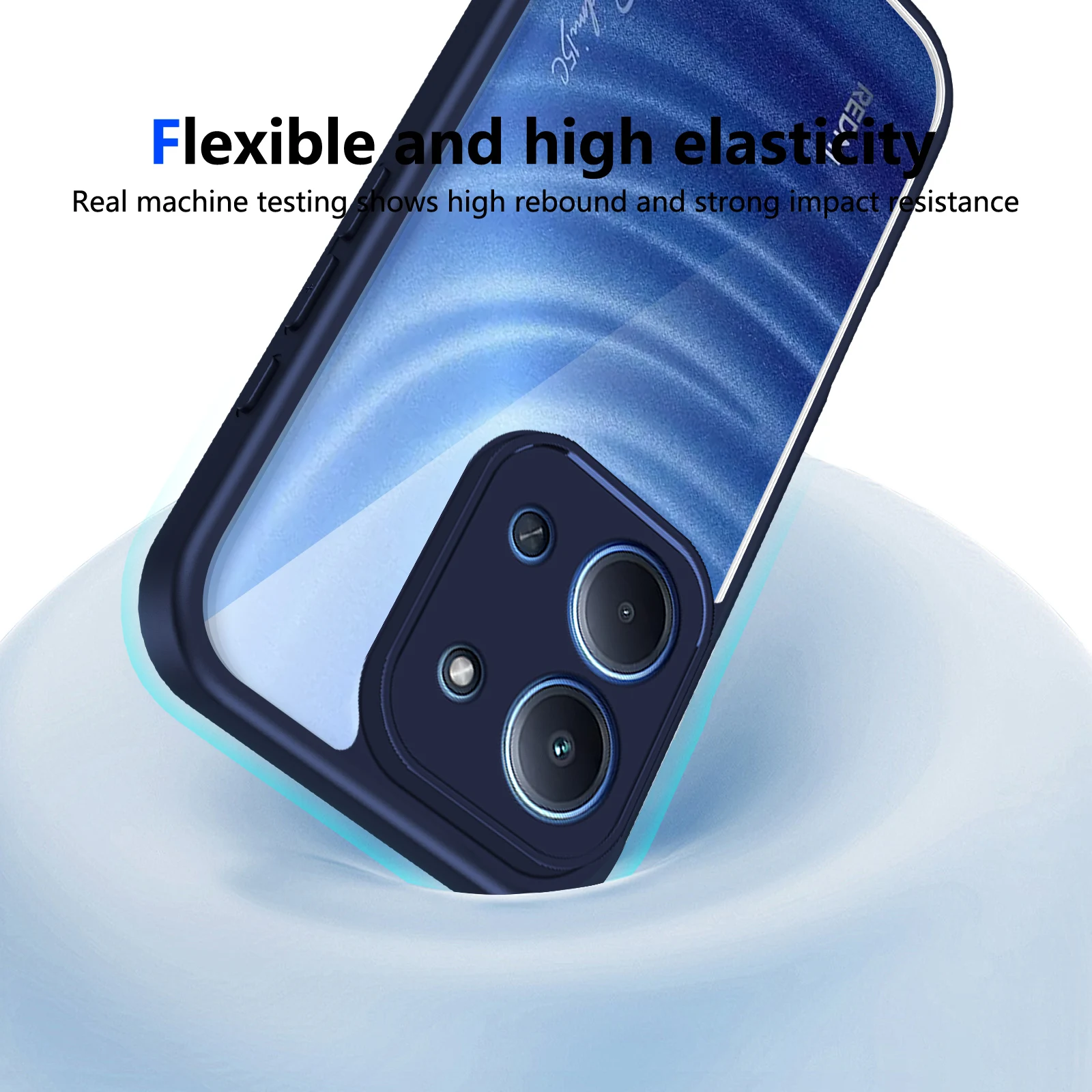 Shockproof Matte Acrylic Clear Hard Phone Case - Armor Protective Design