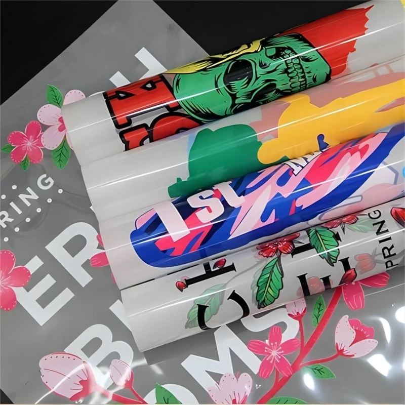 Heat Transfer Stickers Brand or Picture Iron On Heat Transfer Stickers For Clothing Elastic Washable Colorful Vinyl