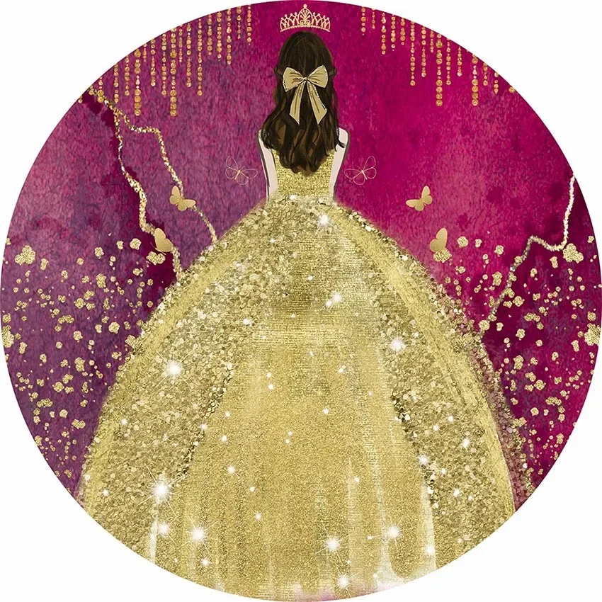 SENDY 7x5ft Quinceanera 15th Birthday Backdrop For Girls Mis Quince Anos 15th