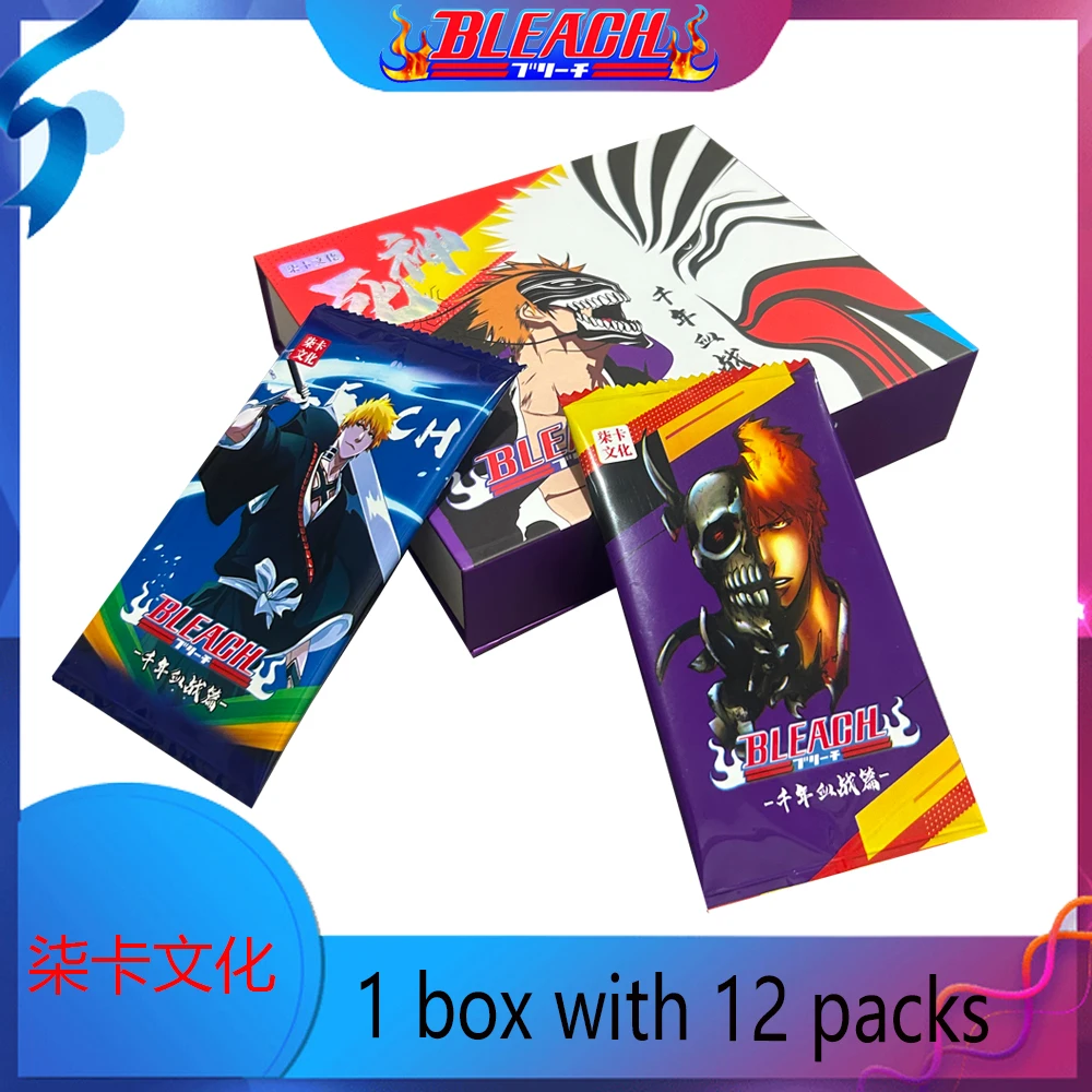 

2024 New Japanese Anime Bleach Collection Cards Booster Box Thousand-year Blood War Board Tcg Game Card Toys For Child Kids Gift