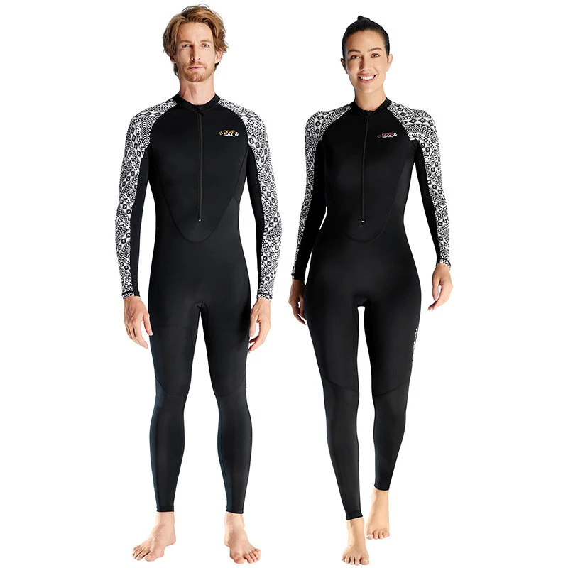 Sun Protection Quick-drying Lycra Swimsuit Snorkeling Warm Swimwear Men Women Conjoined Thermal Diving Clothing Diving Clothing anti uv protection kids full body quick dry spandex swimwear children lycra rush guard scuba surfing beach bathing diving suit