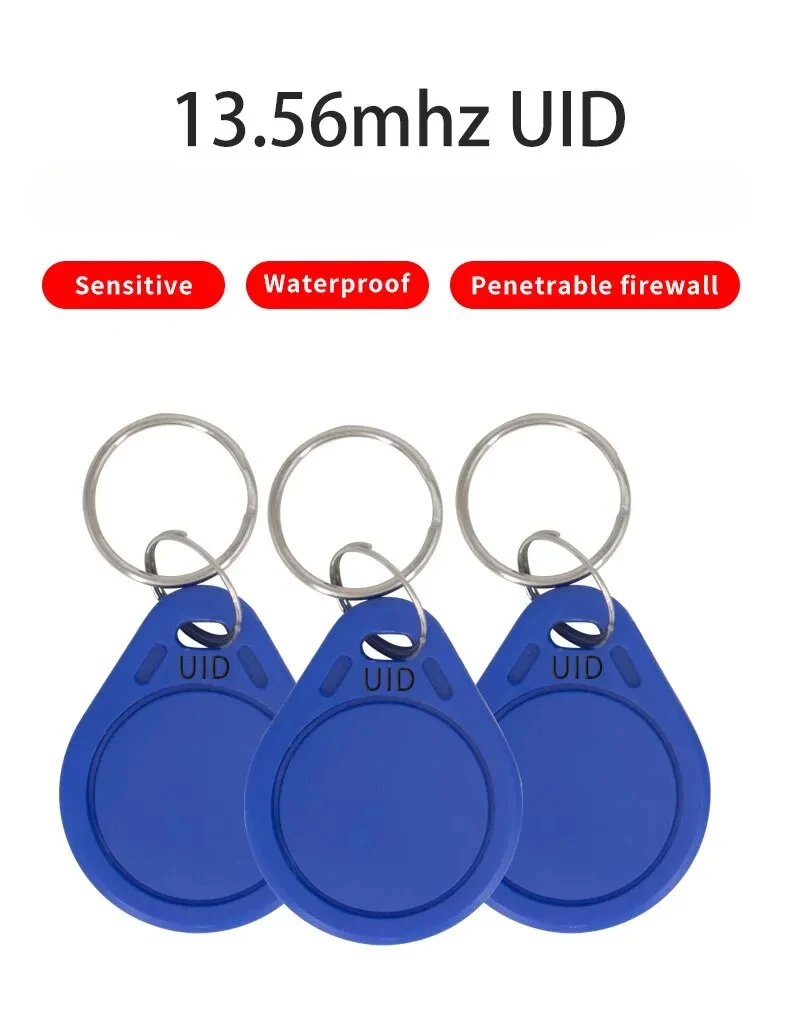 Multi-Colour RFID Replaceable Smart Token Keychain Set