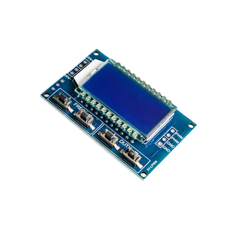 Signal Generator Kit Signal Generator PWM Pulse Frequency Duty Cycle Adjustable Module LCD Display 1Hz-150Khz 3.3V-30V