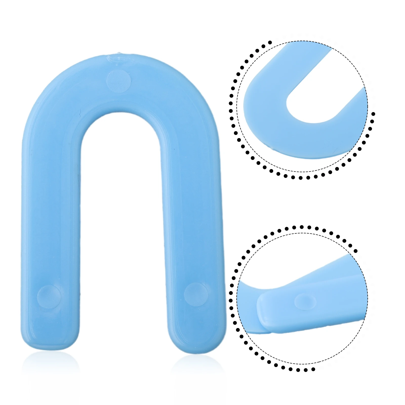

200pcs Horseshoe Shims Tile Spacers U-shaped Wedges Clips Horseshoe Horseshoe Shims Positioning Shims Spacers Tile