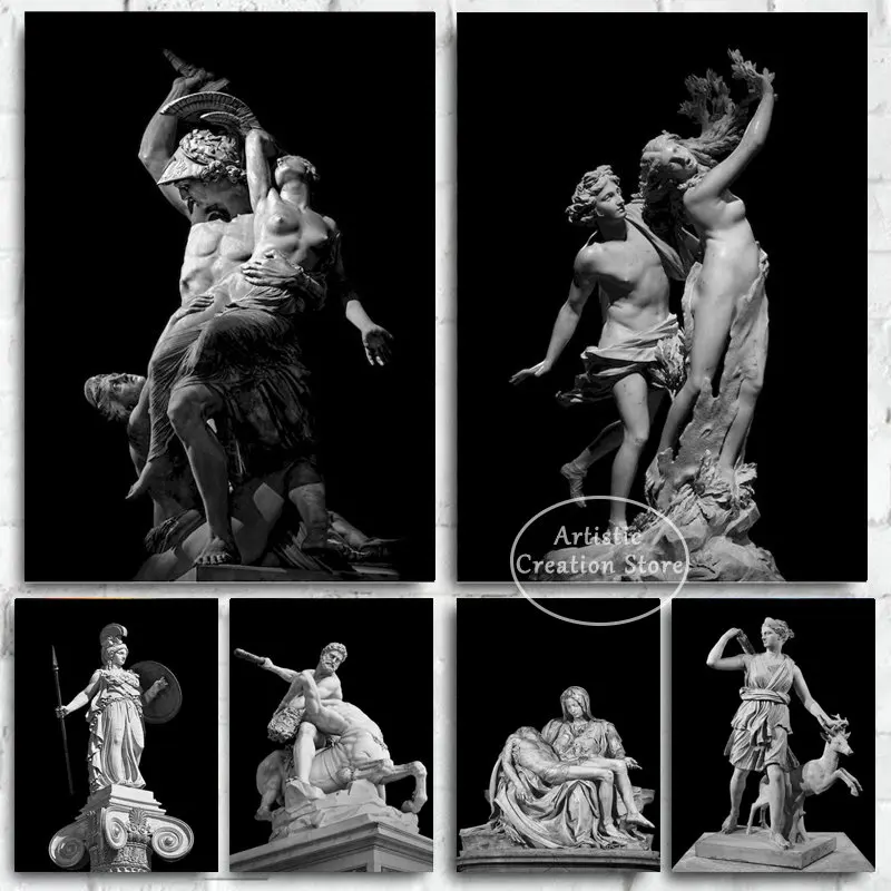 esculturas-de-dioses-griegas-antiguos-estatua-de-david-p-ster-art-stico