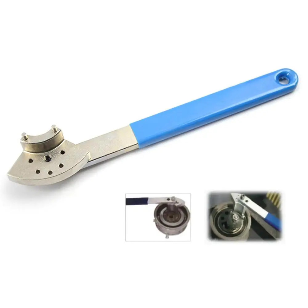 

Car Engine Timing Belt Tension Tensioning Adjuster Pulley Wrench Carbon Steel Auto Repair Garage Tools Suitable for VW Audi U8T9
