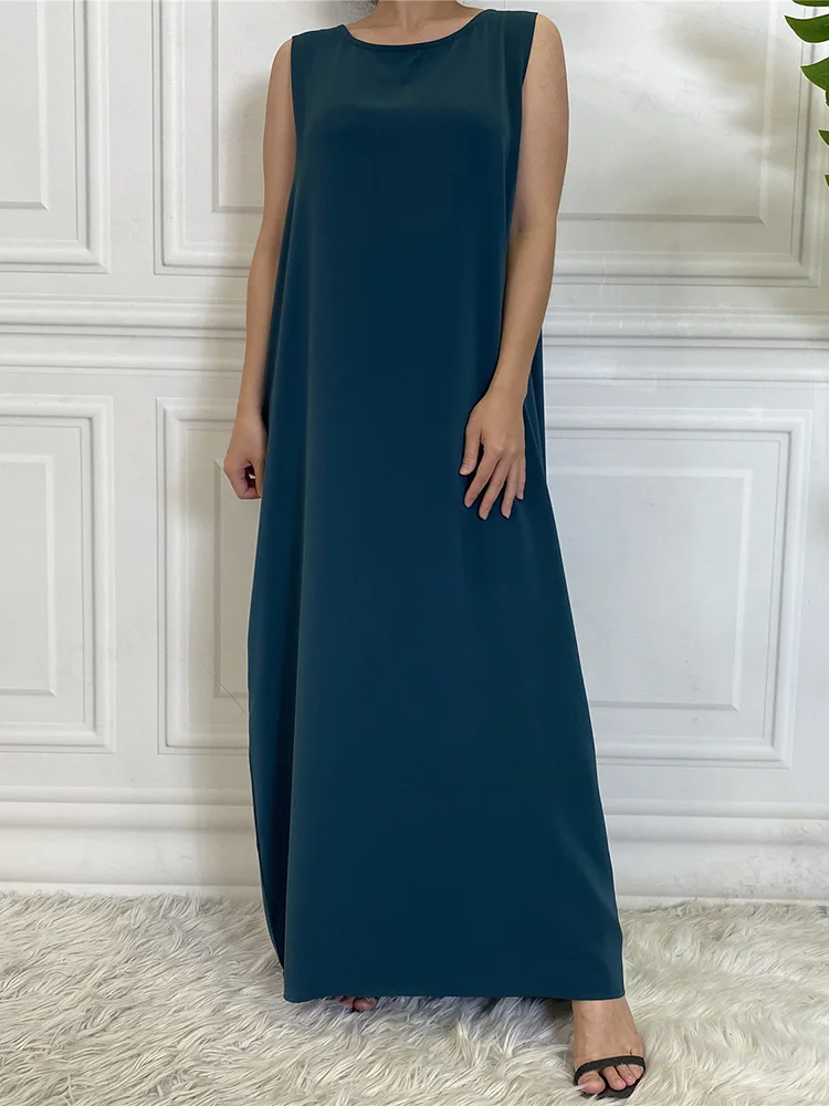Robe Sans Manches Tissée Jamdani Par Injiri - Taille M, Blanc/bleu, Occasion En Excellent état