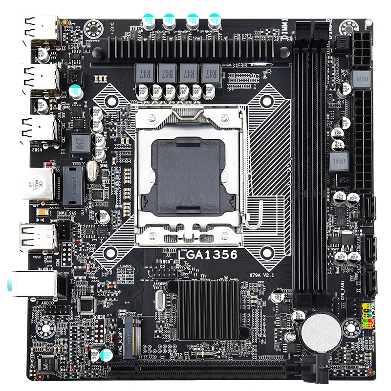 X79 A-V2 motherboard LGA1356 kit CPU Intel Xeon E5 2450 V2
