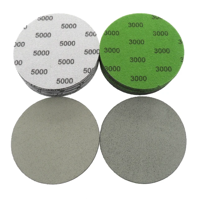 Set 12 Spugne Abrasive - Grana Da 180 A 2500, 150 Mm, Per Legno, Metalloo E Lucidatura - Foto 2