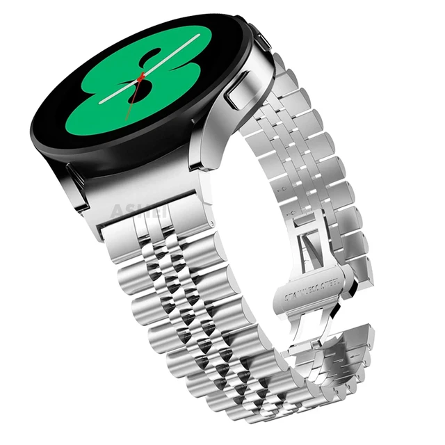 Samsung Watch 4 Classic Genuine Leather Bracelet  Samsung Galaxy Watch 5  Band Gap - Watchbands - Aliexpress