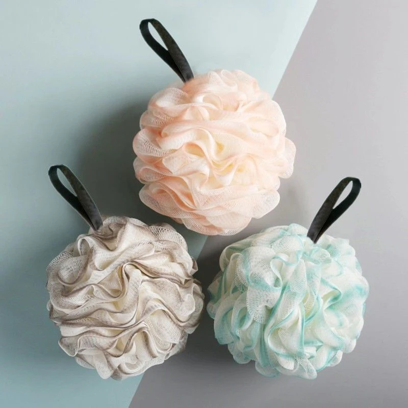 S/M/L/XL PE Bath Rubbing Pearl Rubbing Bath Bubbling Bath Towel Wash Ball Bath Flower 5