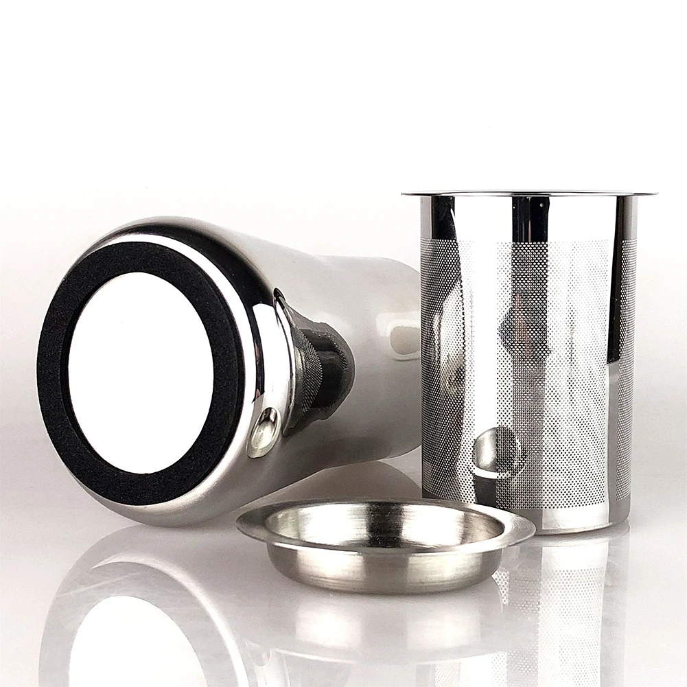 1PCS Brew Coffee Strainer Tea Coffee Infuser Filter Stainless Reusable Fine Mesh Sifter Inner Mesh Tea Maker Tools