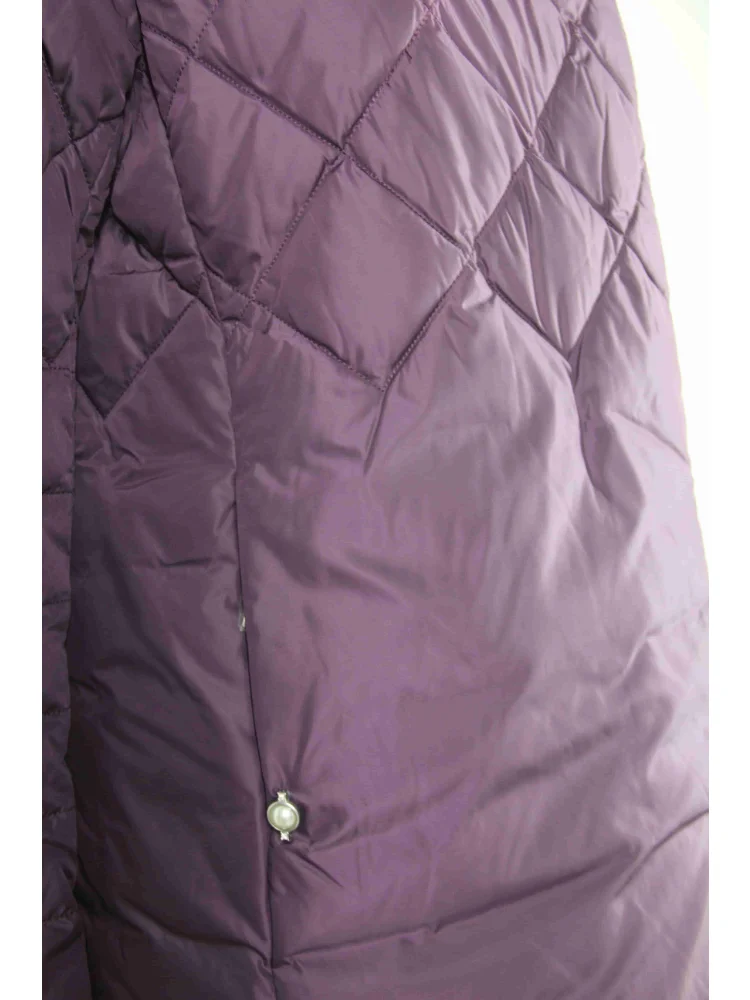 VERALBA Women Down Jacket Long Two-color Optional Warm Fashion Clothing With Fur Collar Hat 2022 Latest Model Coat Winter Ladies