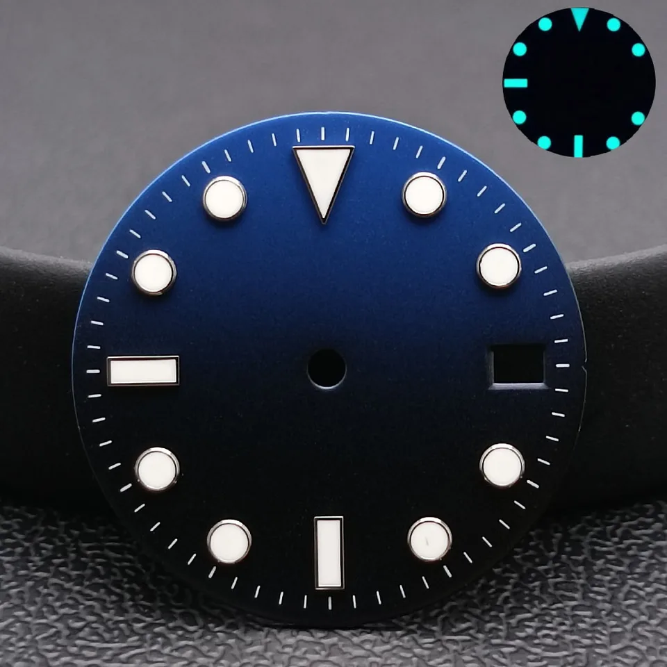 Cadran De Montre Vert Lumineux 28,5mm – Pour Mouvement NH35, Style Unique