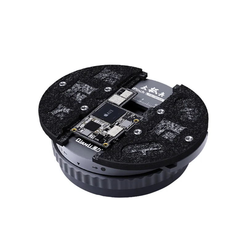 QIANLI 휴대폰 마더보드용 범용 고정 장치, 용접 온도 저항 PCB 납땜 클램프, iPinch 턴테이블