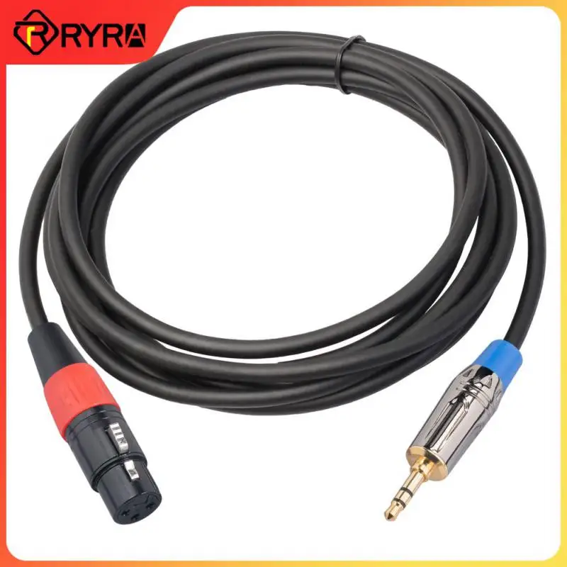 

Аудиокабель XLR мама к 3,5 разъему папа разъем Aux для инструмента гитарный микшер усилитель позолоченный прочный кабель