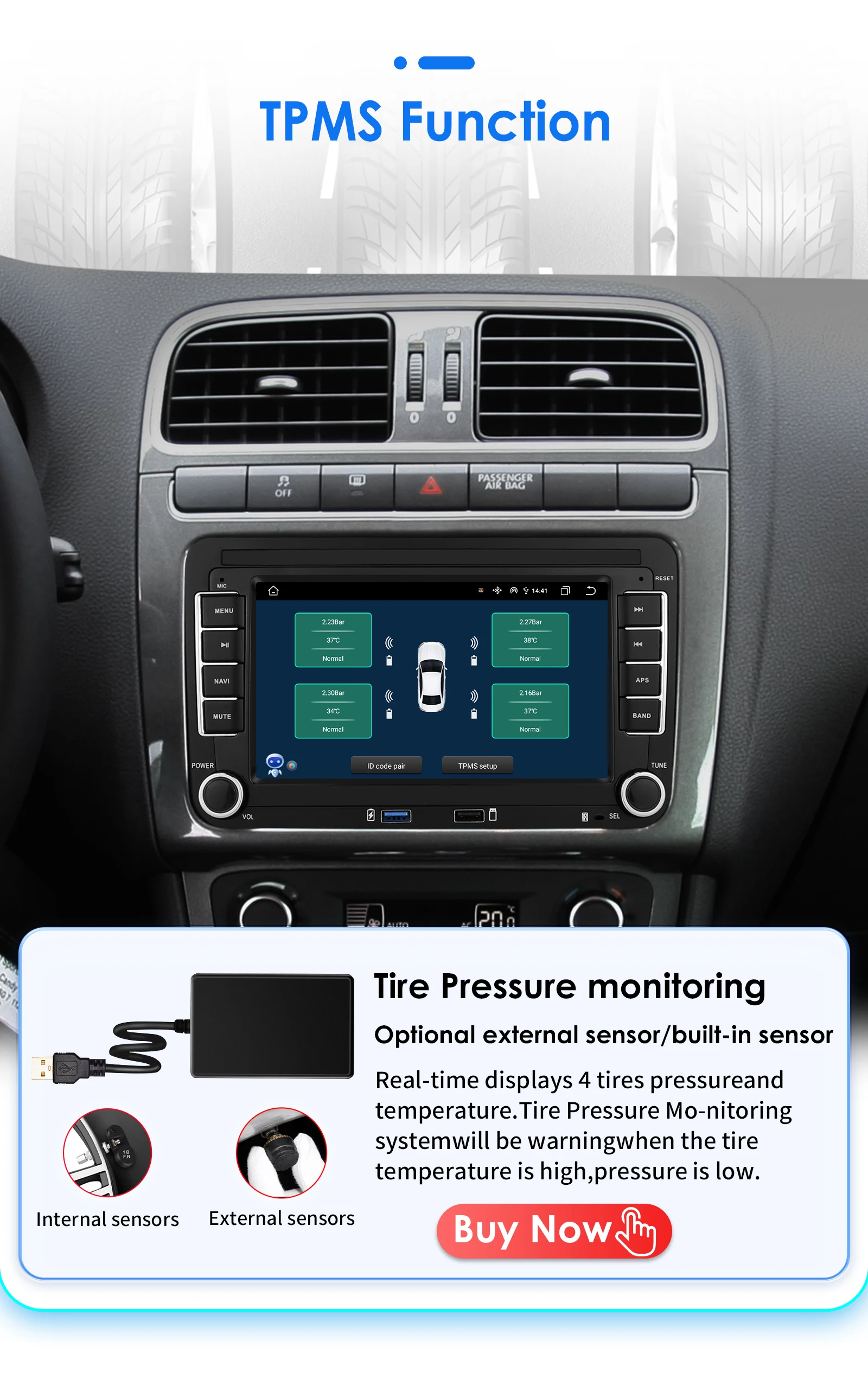 Android13 Autoradio für Volkswagen Skoda Octavia Golf 5 6 Touran Passat Polo Jetta 2din Auto Multimedia Player GPS WiFi Carplay – Detail 31