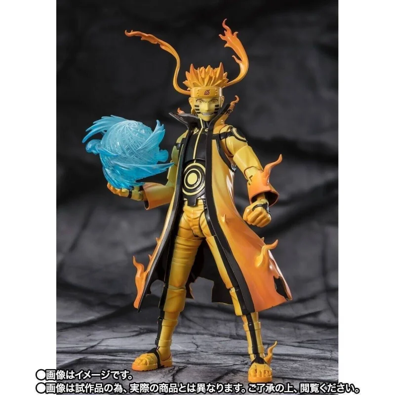 

В наличии Подлинная Bandai Naruto Soul Limited Shf Вихрь Наруто девять ламы аниме фигурка из ПВХ режим ручной работы настольное украшение игрушка