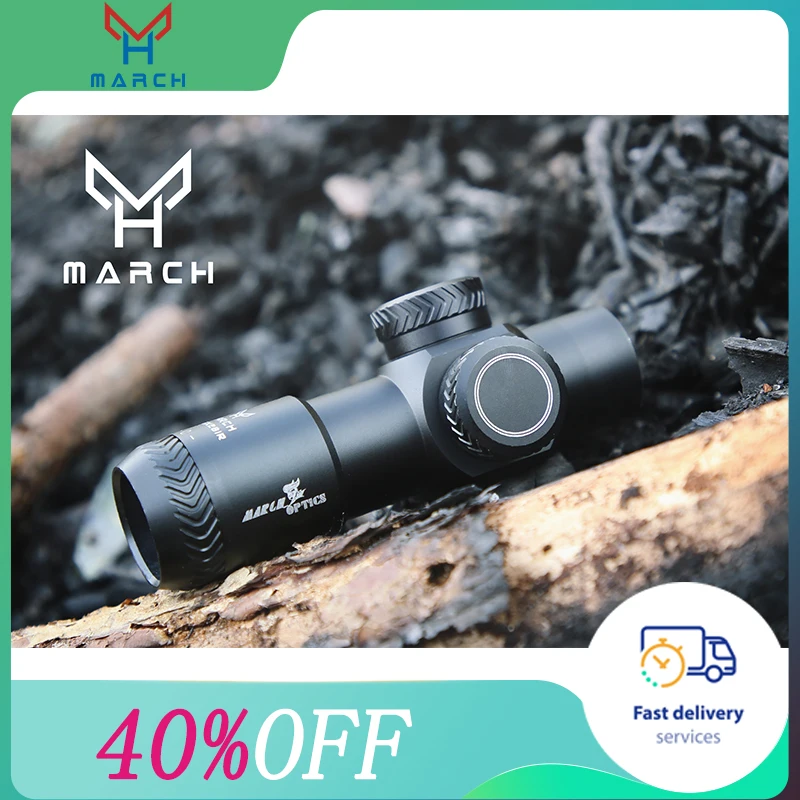 

Hunting Riflescopes MARCH 3X28IR Weapons Accessories Tactical Optical Sight Quickly Aim Airsoft Rifle Scope Airgun Compact Scope