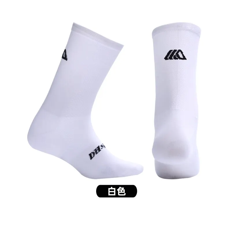 DH SPORTS Summer Breathable Fast Dry High Elastic Lightweight Tube Men And Women Cycling Socks