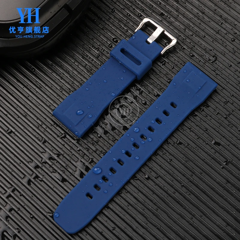 Men's Waterproof Silicone Sports Watch Strap - 23mm Premium Wristband Replacement