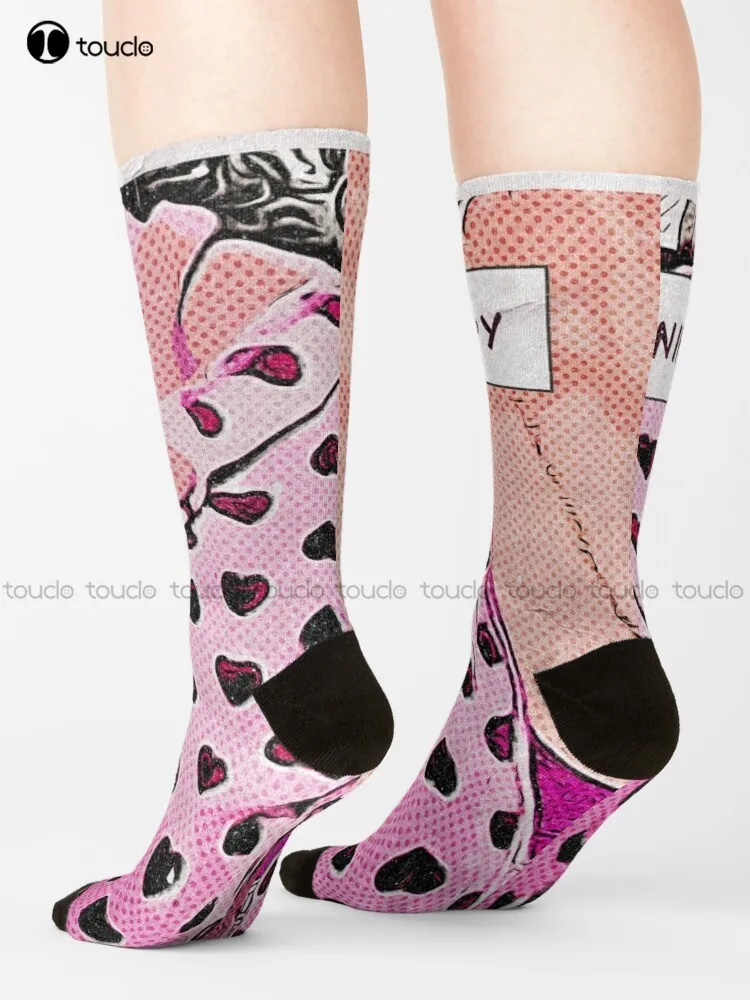 

Jennifer'S Body Comic Poster Socks Socks Youth Harajuku Personalized Custom Unisex Adult Teen Youth Socks 360° Digital Print Art