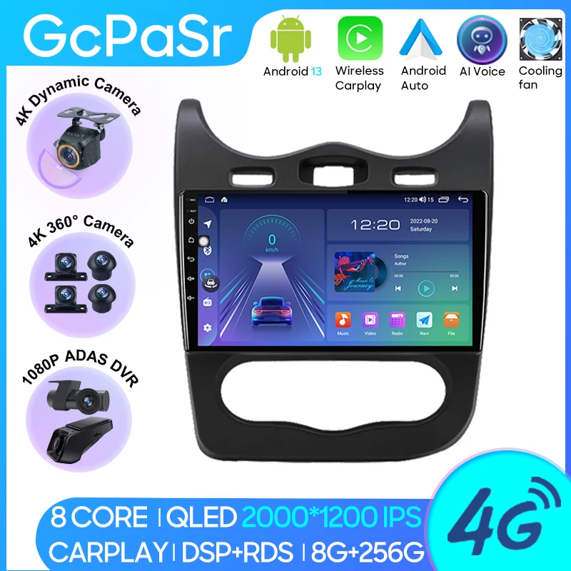 CarRadioAndroid13ForRenaultSanderoStepwayGT20132014