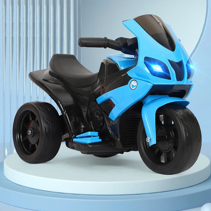 Children Electric Motorcycle Rechargeable Anti-rollover Remote Controlled Toy Motorcycle with Light & Music For 1-3 Years Old
