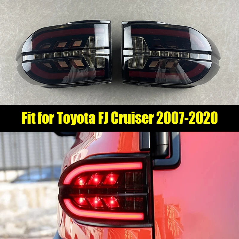 

Rear Taillight Fit for Toyota FJ Cruiser 2007-2020 Rear Tail Light Bumper Assembly Headlight Assembly Signal Lamp Plug and Play