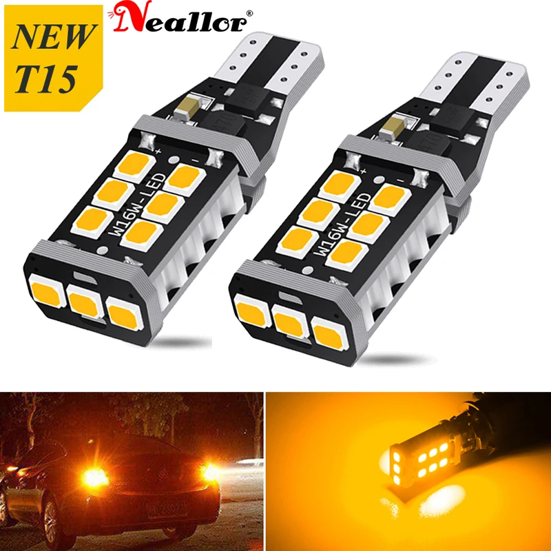 Светодиодная лампа T15 в упаковке 2835 лм W16W светодиодный 912 15SMD 921 6000 |