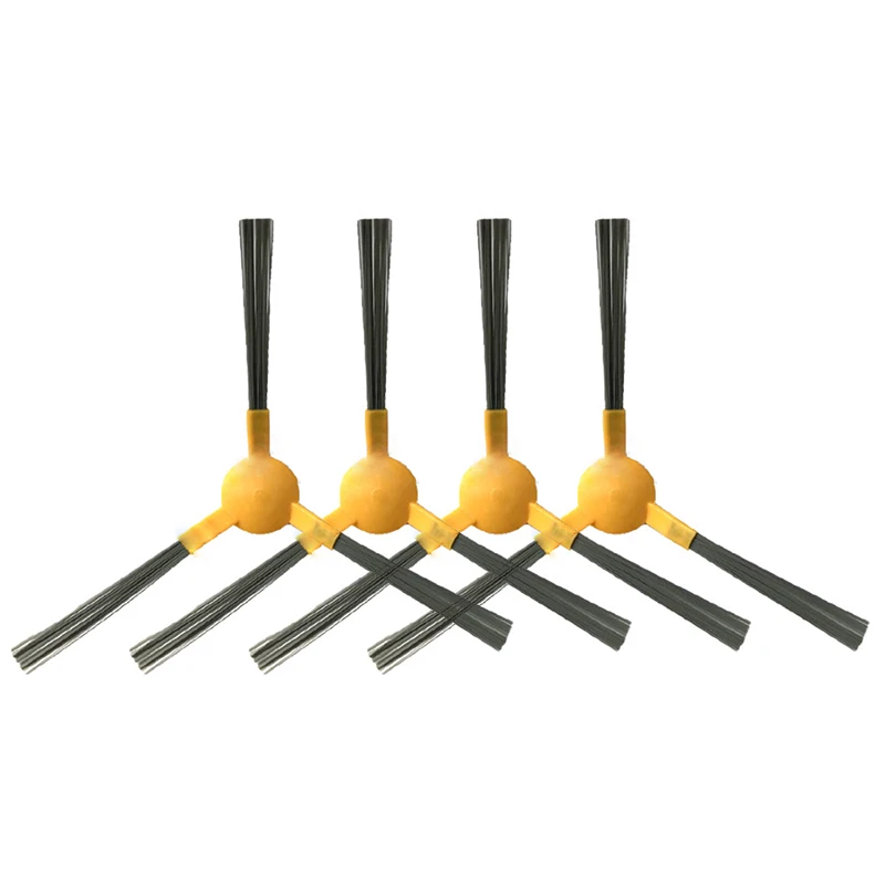 4pcs Side Brushes For EXVAC660 & EXVAC680S & Exvac880 For Tesvor X500 Pro / S6/ S6+/ M1/T8 For Neatsvor X500/ X520/X600