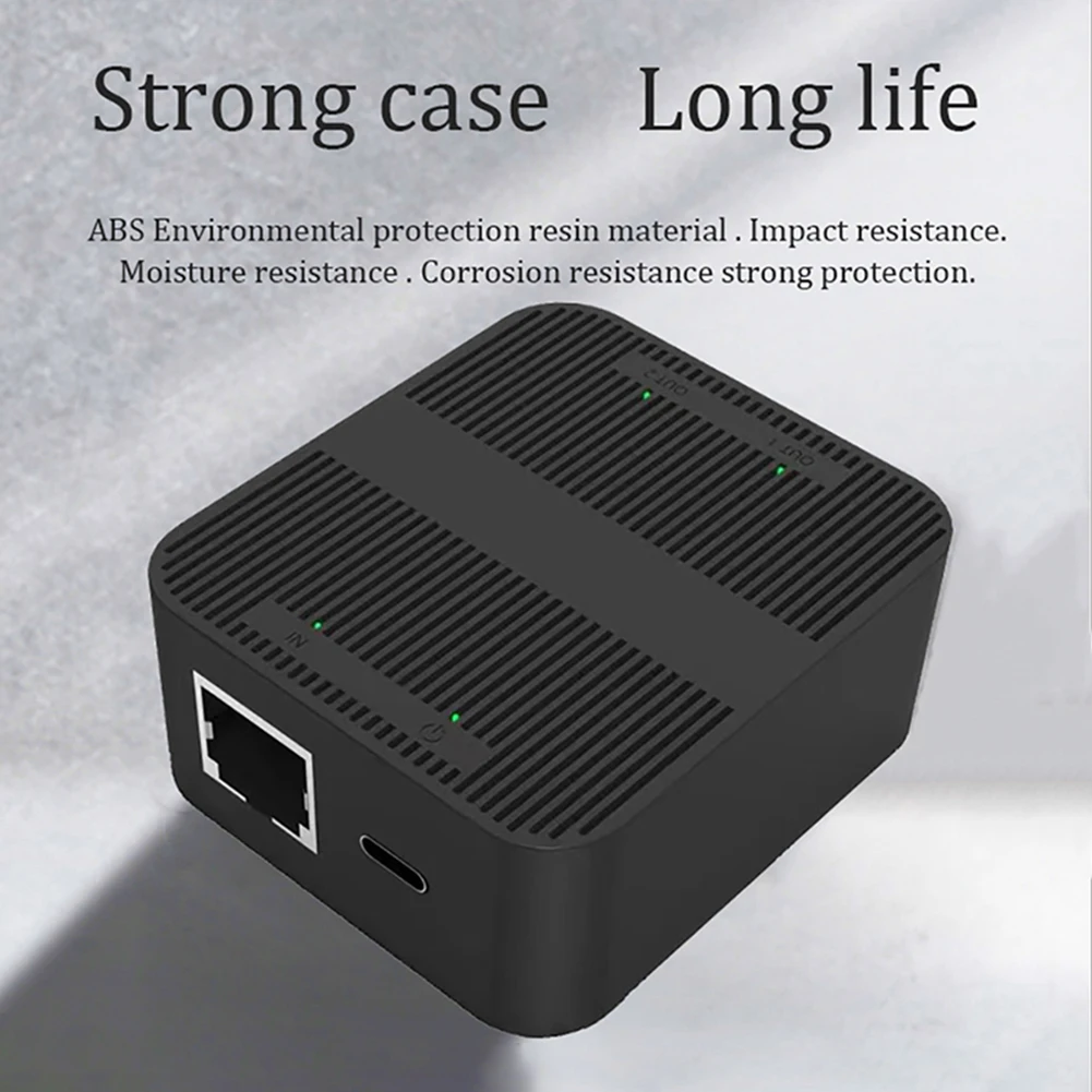 1 to 2 이더넷 스위치 커넥터, 2 포트 RJ45 이더넷 스위처 스플리터, 100M..